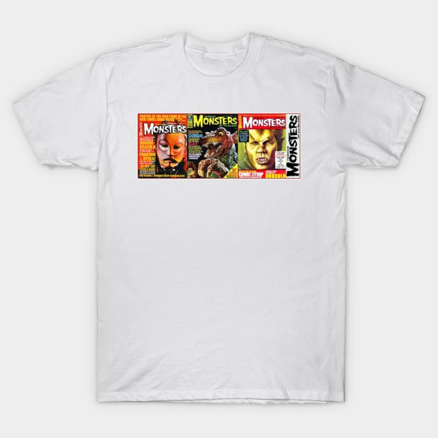 Classic Famous Monsters of Filmland Series 12 T-Shirt by Starbase79
